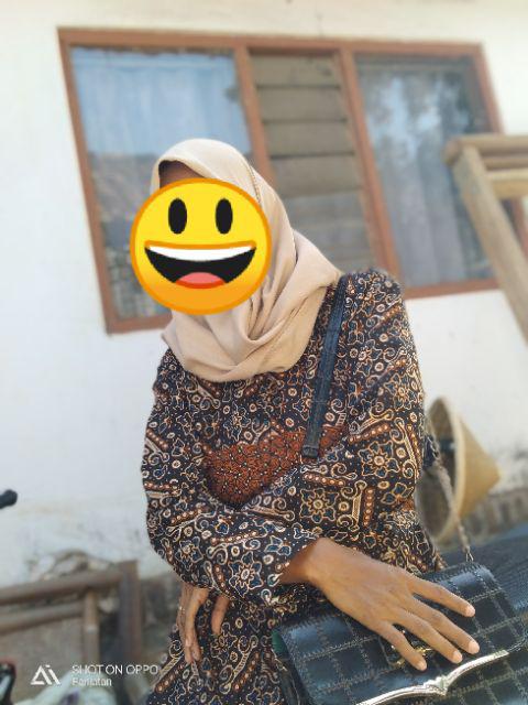 Maura Couple - Sania Ruffle Batik Couple Ori Ndoro Jowi Garansi Termurah Shopee - Kebaya Modern 2564