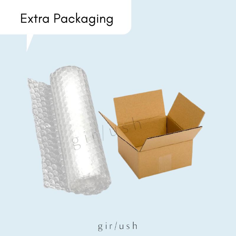

EXTRA Bubble Wrap + Dus