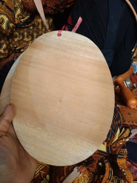TERMURAH! Telenan Besar Bentuk Ovale Ukuran 20 cm Bahan Kayu - Alat Dapur Fleksibel