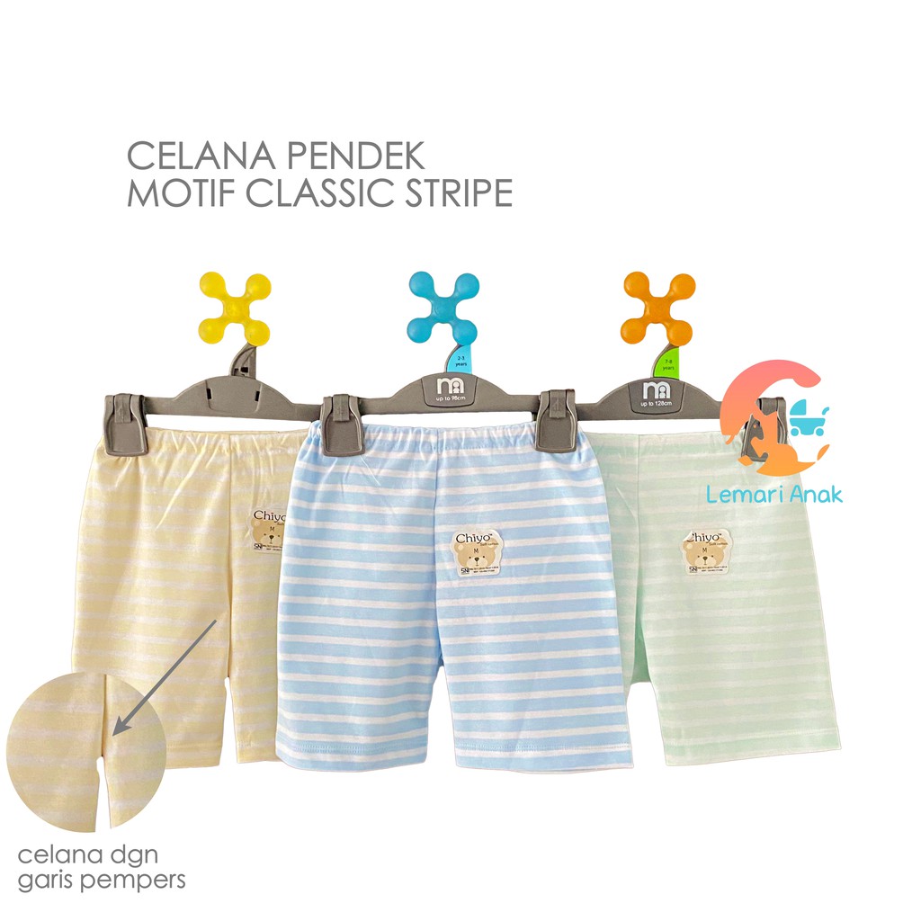 CHIYO Celana  Pendek  Anak Motif Celana  Pendek  Bayi  Size S 