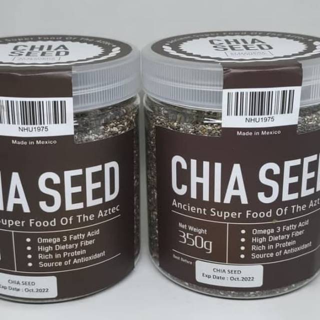 

Chia seed organik kemasan 350 gram mexsico