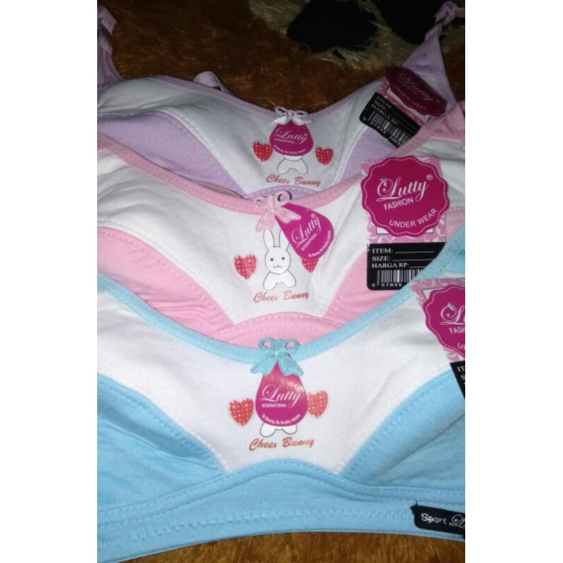 bh sport bra remaja kait dua ukuran 32,34,36 warna sesuai digambar