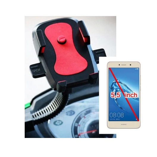 Holder HP Spion Stang Sepeda Motor Bracker Lazypod Mount Handphone Smartphone Universal [MTR01]