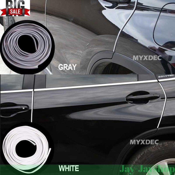 Rubber Strip Dekorasi Pintu Mobil Anti Collision 5M PROMO