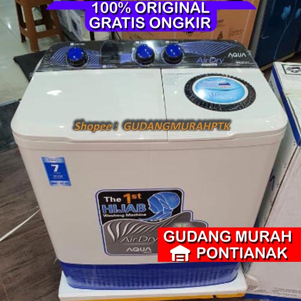 Mesin Cuci AQUA JAPAN 2 Tabung AIR DRYER Pengering cepat dan motor kuat QW-881XT / QW-851XT 850 880