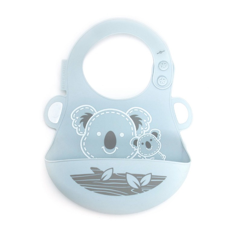 Marcus &amp; Marcus - Baby Bib Grey Koala