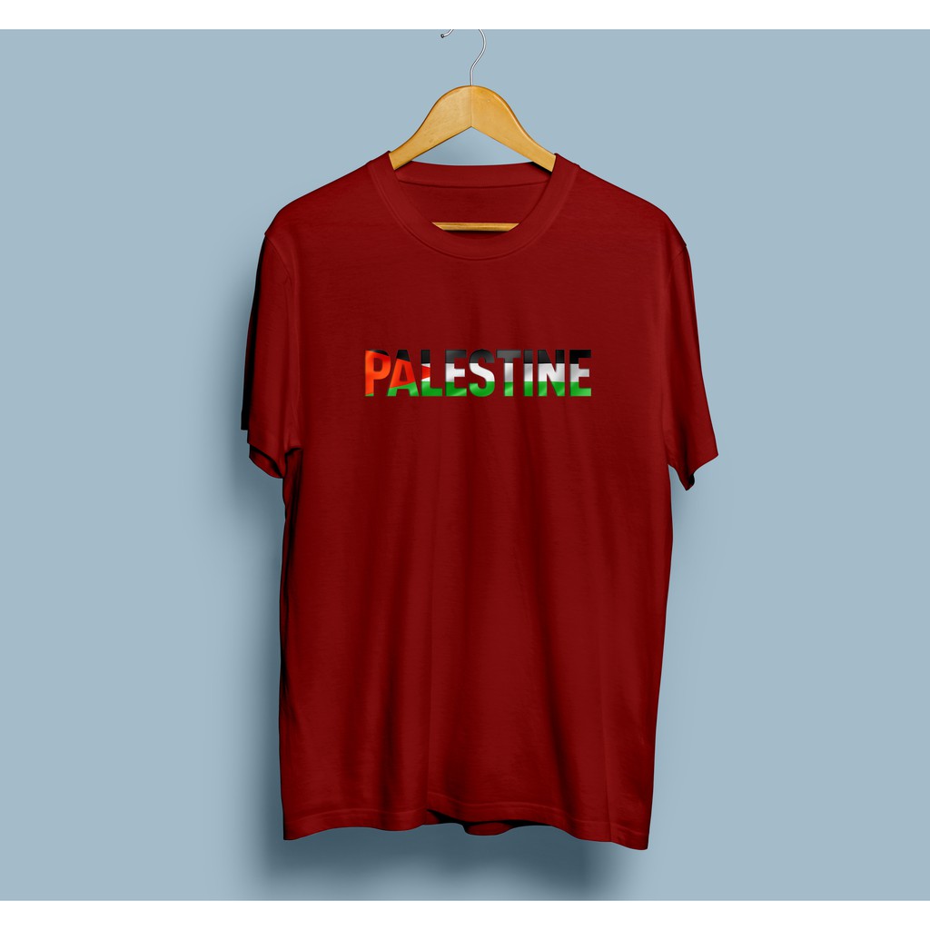 KAOS MURAH / KAOS PALESTINA / COTTON COMBED 30'S KAOS DISTRO KAOS DAKWAH KAOS ISLAMI PALESTINA-2