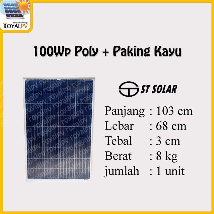 Panel surya 100wp solar panel 100wp solar cell 100wp poly