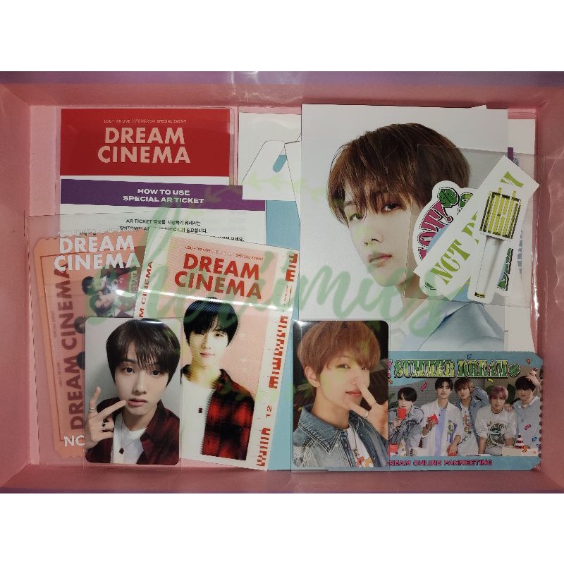 JISUNG AR TICKET CINEMA DREAM HOT SUMMER DREAM UNSEALED NCT