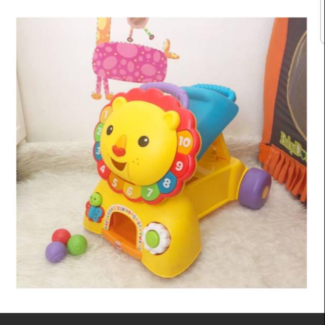 fisher price roar n ride lion