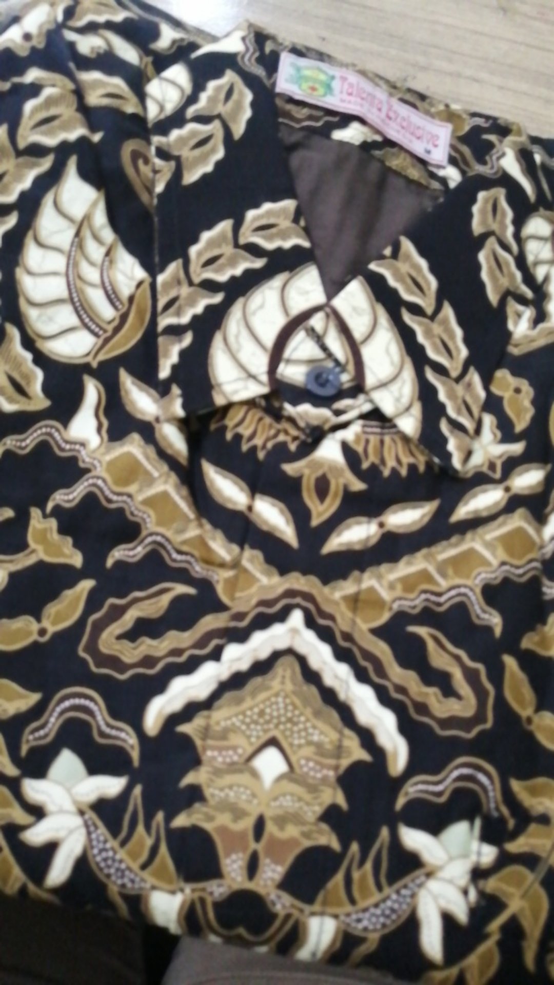 Kemeja Batik Prabu Bahan Katun Baturaden Reguler Fit A590