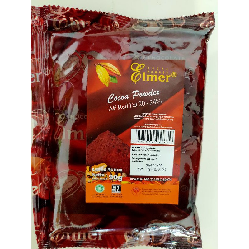 

Elmer Cocoa Powder African Red 20 - 24 % 90 Gr