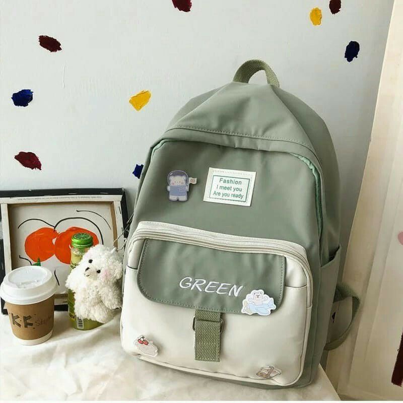 Tas Ransel Wanita Fashion KIMCHI Tas Anak Lucu Sekolah Bisa Bayar Di Tempat COD