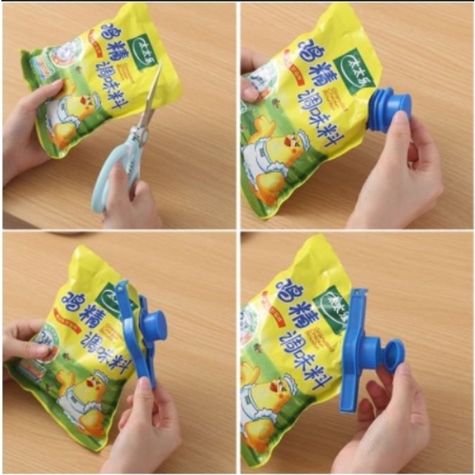 Penjepit Segel Klip Plastik Makanan Sealing Lip Nozzle Detergen Susu Deterjen