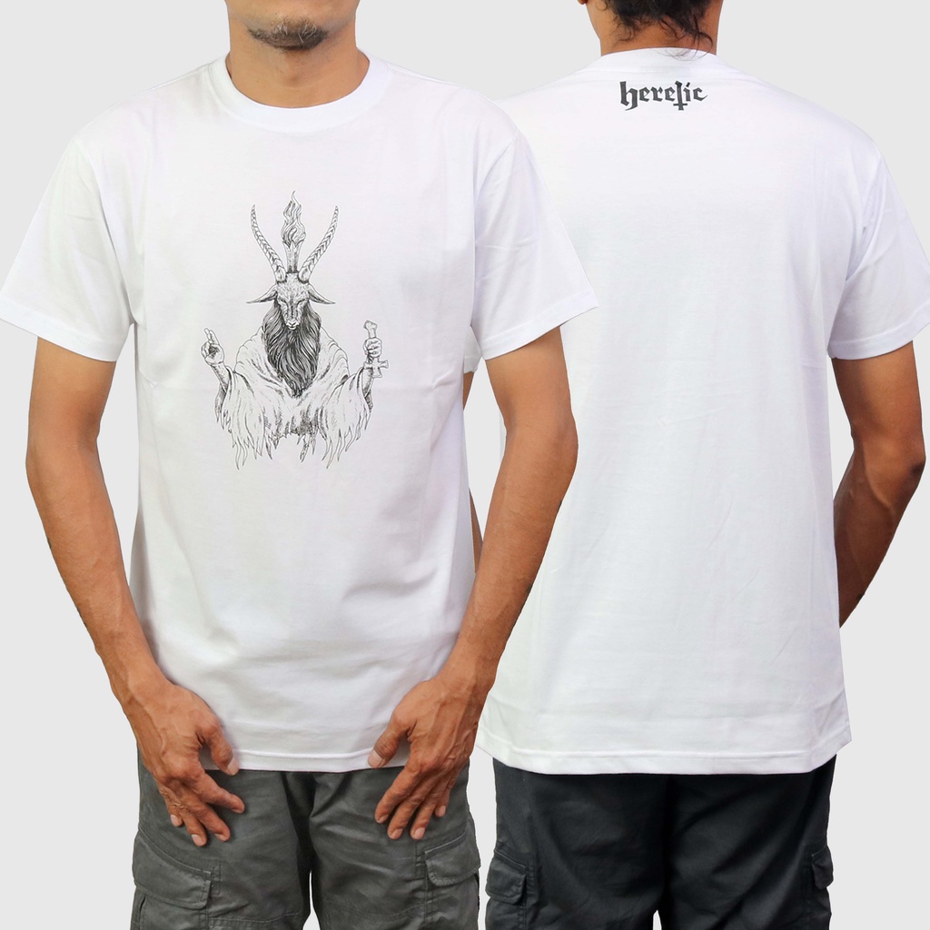 Heretic - T-Shirt - Baphomet White