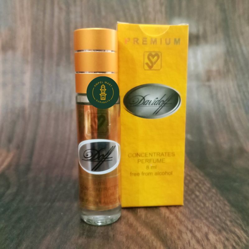 Parfum Davidoff 8 ml Roll On Non Alkohol - Supermade