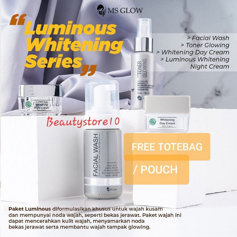 MS GLOW LUMINOUS SERIES / MS GLOW PAKET LUMINOUS / PAKET LUMINOUS / MS GLOW