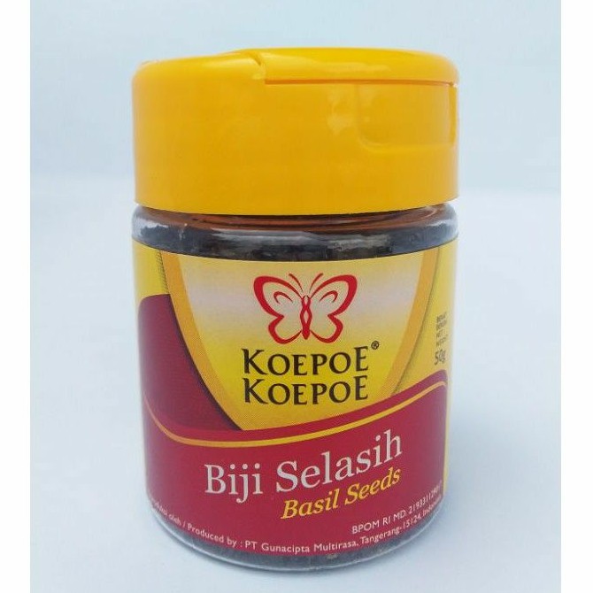 

Biji Selasih Basil Seeds Koepoe Koepoe 50 gram