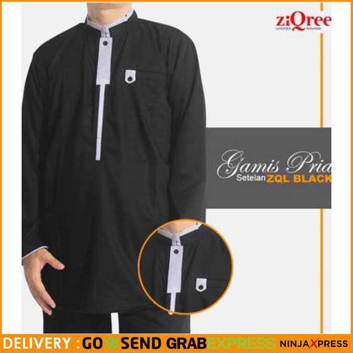 GAMIS SETELAN PRIA ZQL GAMIS PRIA PAKAIAN MUSLIM PRIA