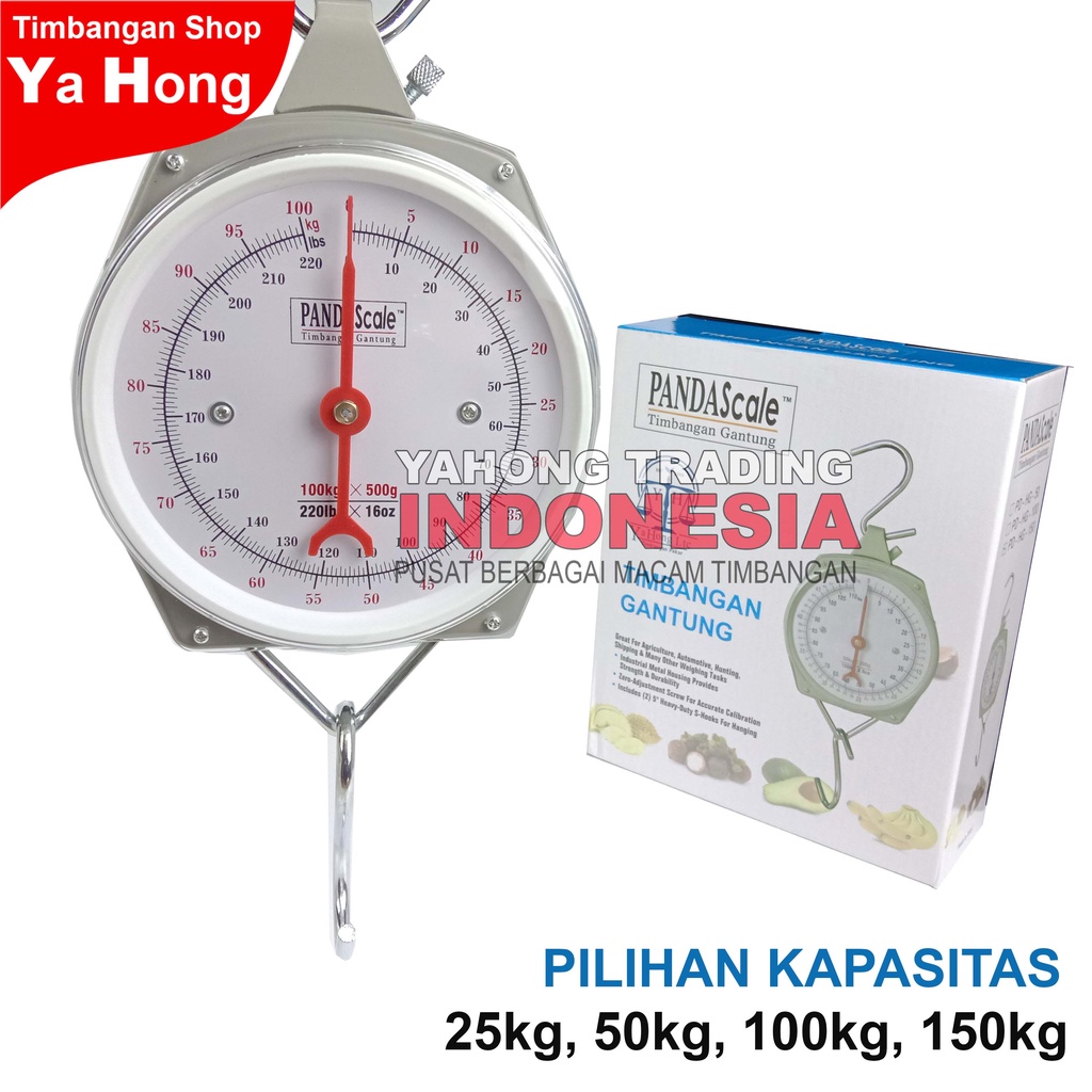 Timbangan Gantung Jarum Manual PANDA SCALE 25kg 50kg 100kg 150kg