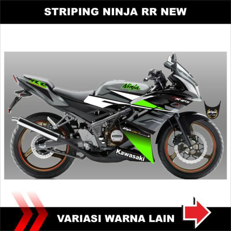 sticker decal striping kawasaki ninja RR NEW sticker list variasi ninja RR NEW