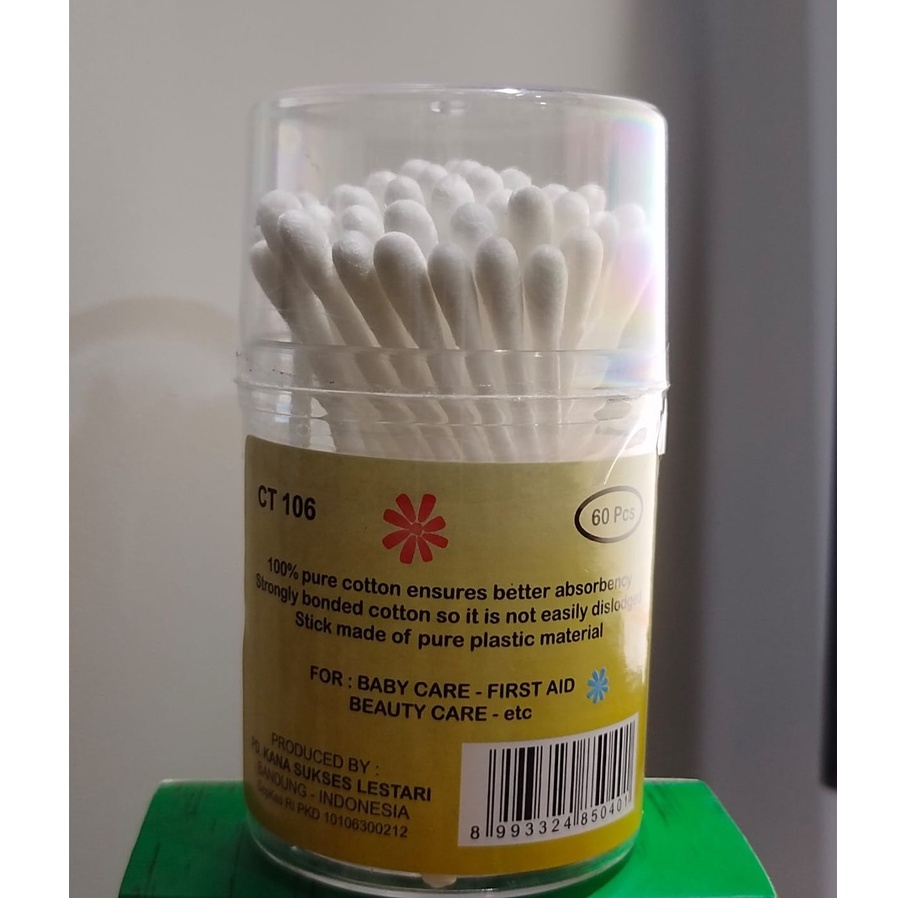 Gentle Cotton Buds/ Kemasan botol