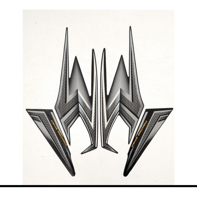 Stiker striping RX King 2004 hitam assy