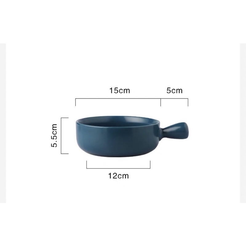 Panci Oven Pan Keramik NORDIC - Salad Bowl