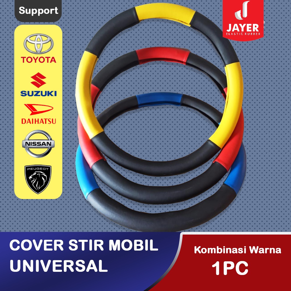 Cover Sarung Stir Mobil Universal Fit To steering Suv Minibus Universal