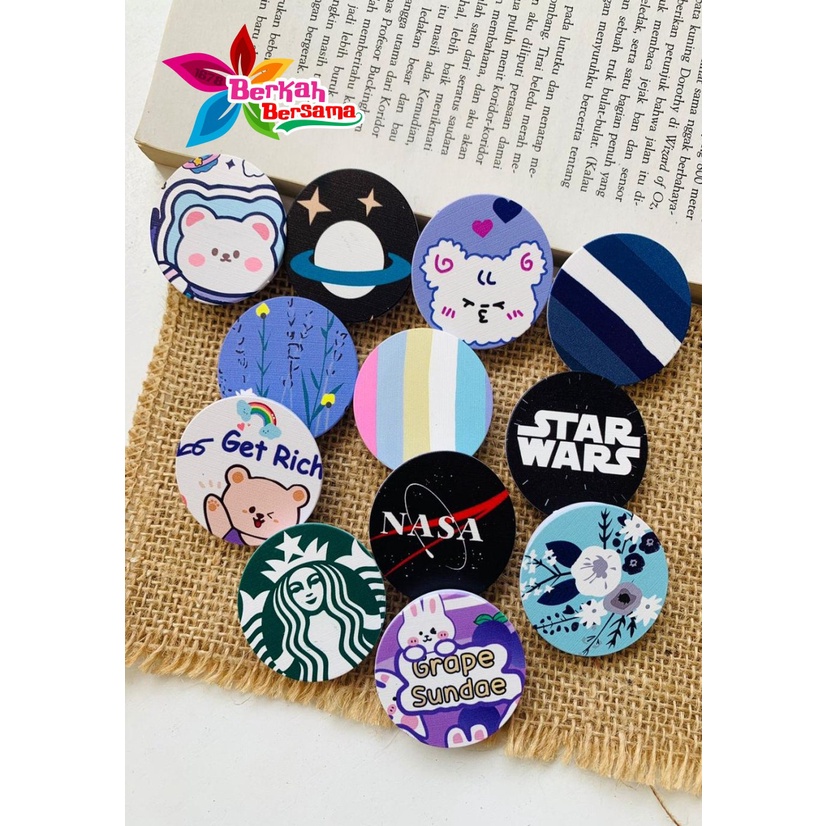 Popsocket karakter POP SOCKET stand hp phone stand holder karakter lucu BB5718