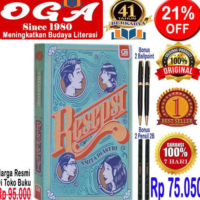 

Buku Novel RESEPSI - Smita Diastri - Original & Segel Star Seller