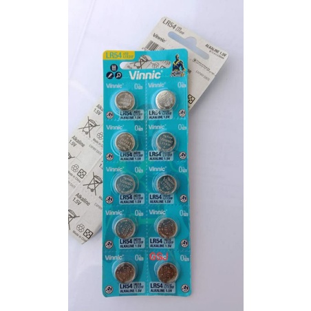 Batre 1130 / LR54 /L1130F Vinnic harga per 1lembar