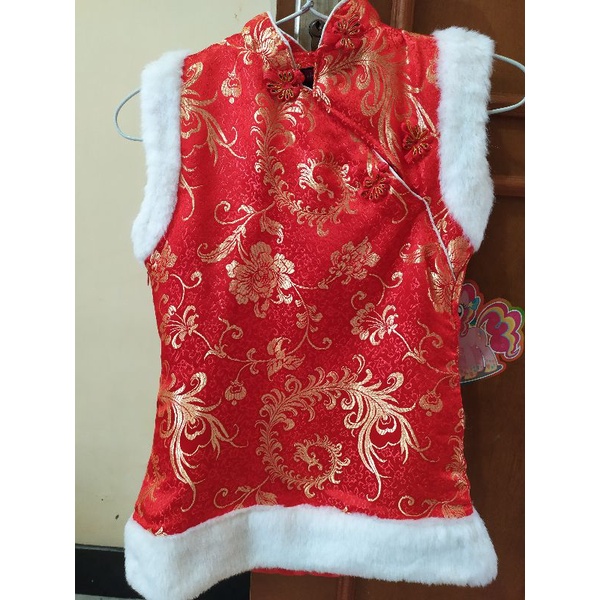 baju imlek jibao anak perempuan preloved