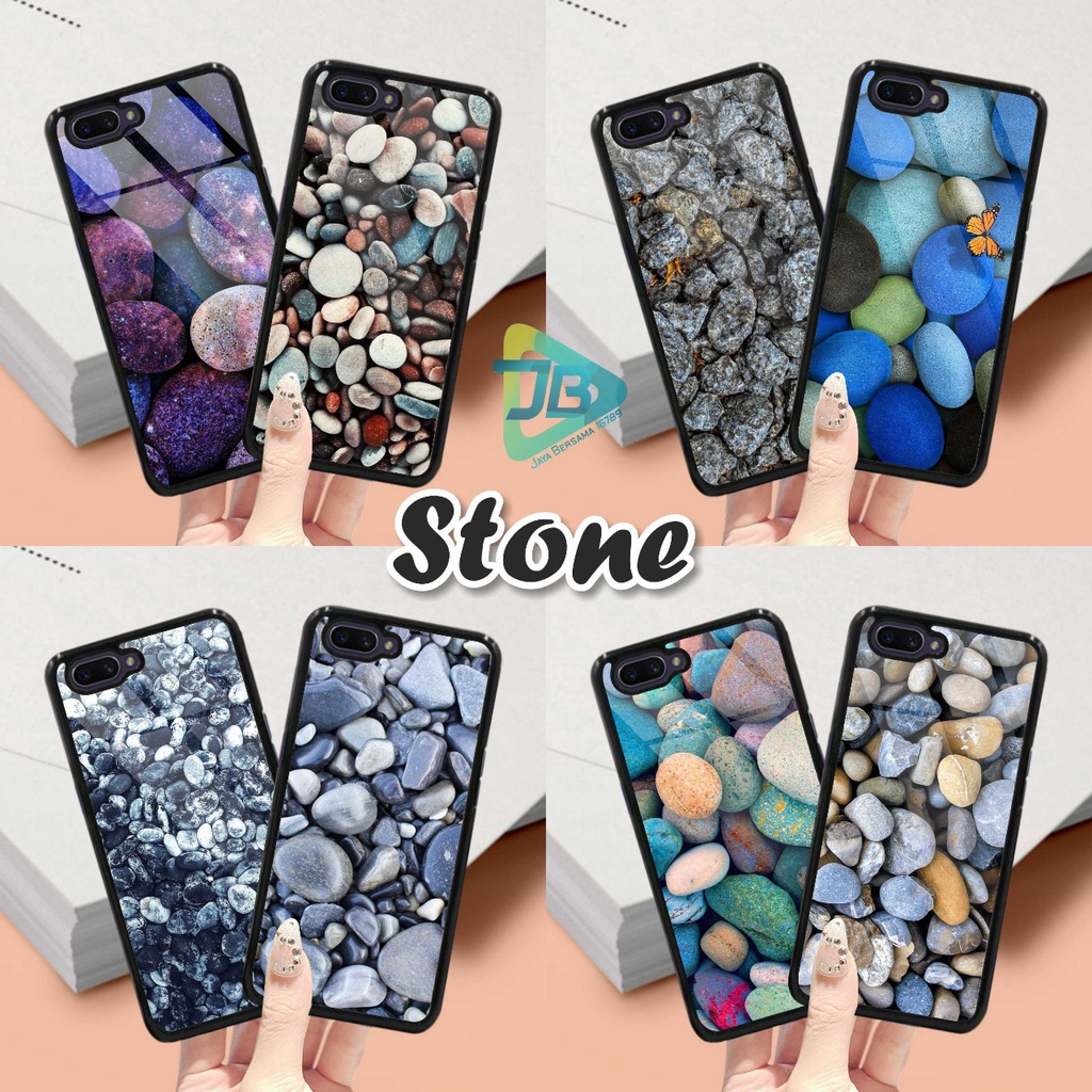 HARDCASE 2D GLOSSY STONE OPPO VIVO XIAOMI SAMSUNG REALME IPHONE ALL TYPE JB4699