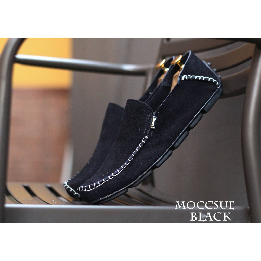 Sepatu Kasual Pria Slip On Suede Cevany Moccsue Santay Nyaman Pansus Pria Main Nongkrong Keren 39-43