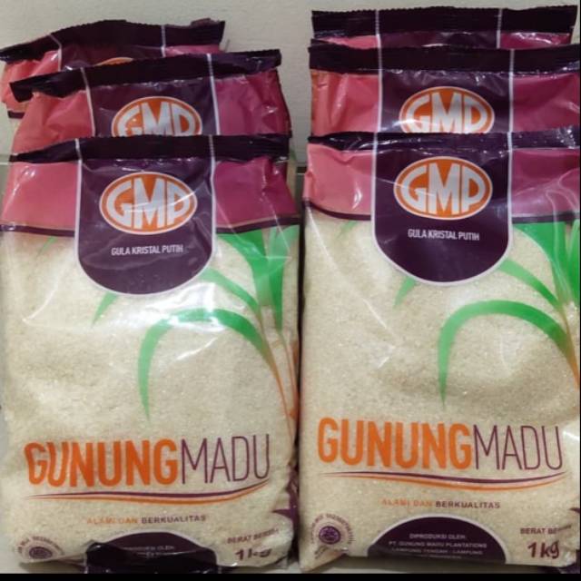 

Gula pasir gmp gunung madu 1kilo