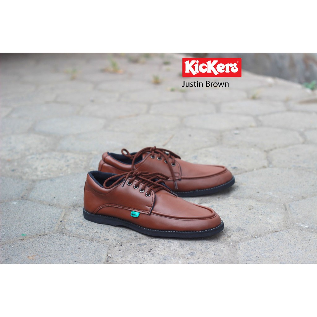 SEPATU KICKERS CASUAL SLOP SUEDE ASLI SLIPON PRIA KERJA KANTOR FORMAL SANTAI ANAK LAKI KREN MURAH