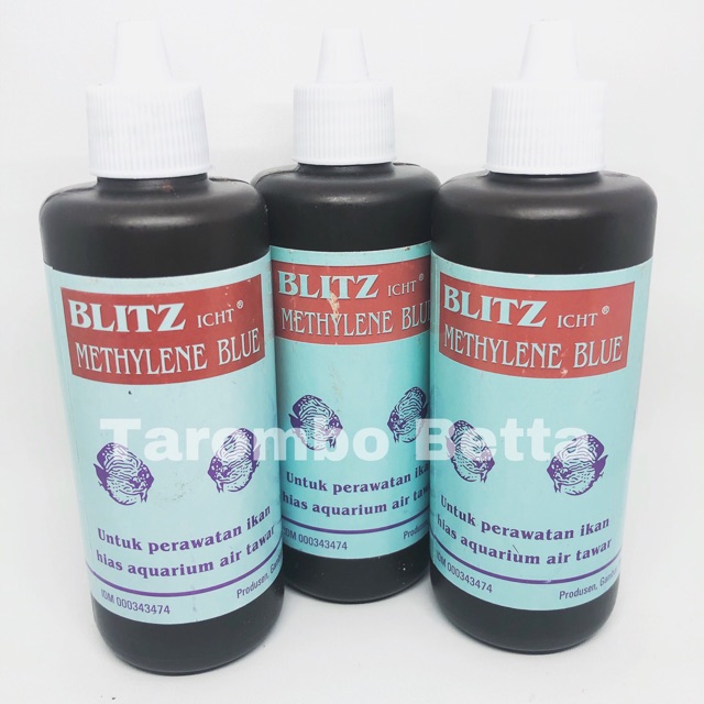 Methylene Blue - Blitz Icht Ich Obat Biru Ikan 100 cc ml 100cc 100ml