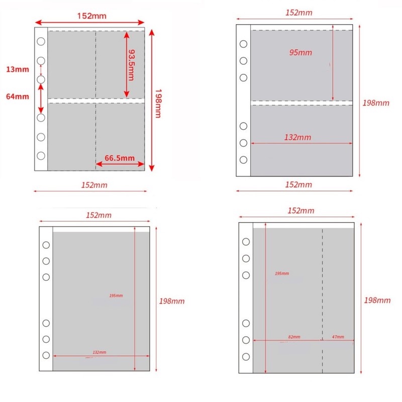 [Multifunctional A5 Clear Flipchart] [Flipchart Organizer, Flipchart Paper] [Flipchart Album, Collection Book (10 Underwear / 1 Piece)] [for Storing Cards &amp; Bills &amp; Documents] [Office Supplies]