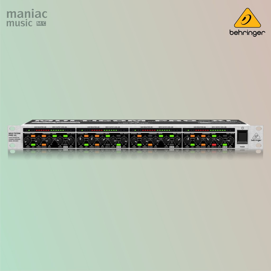 Behringer MDX4600 - 4 Channel, Gate, Compressor, Peak Limiter, Dynamic Enhancer, Filter