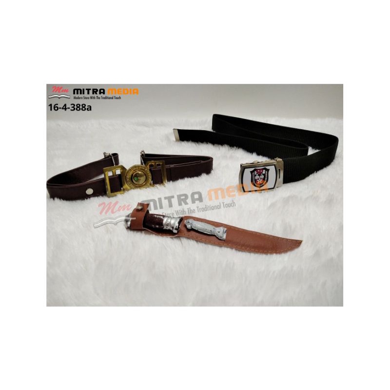 IKAT PINGGANG / SABUK SD, PRAMUKA DAN PISAU PLASTIK IMITASI