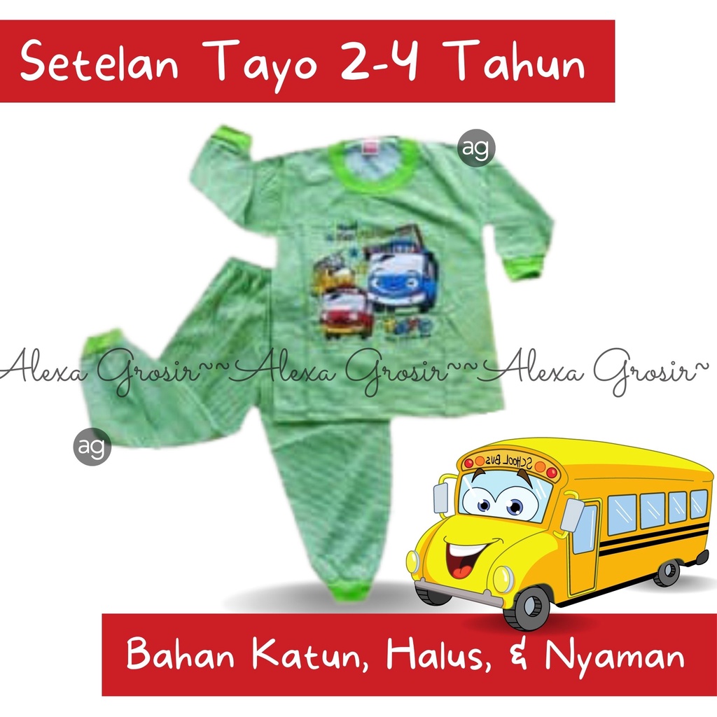 Baju Anak Lengan Panjang, Setelan anak BUS - ALEXA GROSIR