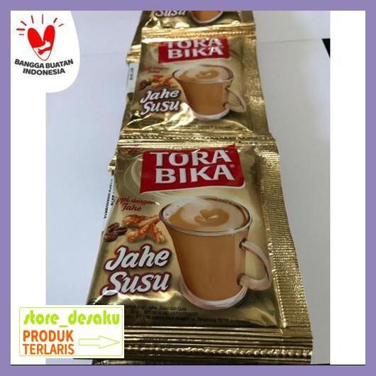 

57Ryr68- Torabika Jahe Susu 1 Renceng / 10 Sachet / Sashet / Pcs / Tora Bika 4E57Edu-