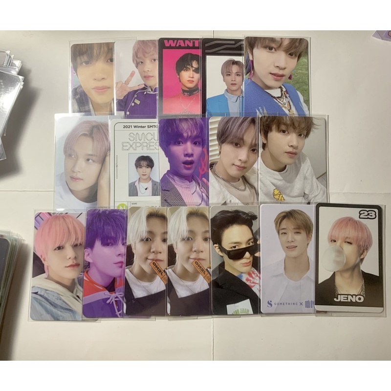 [JENO PHOTOCARD] Jeno arrival Jeno cafe Jeno agent Jeno tc b ver