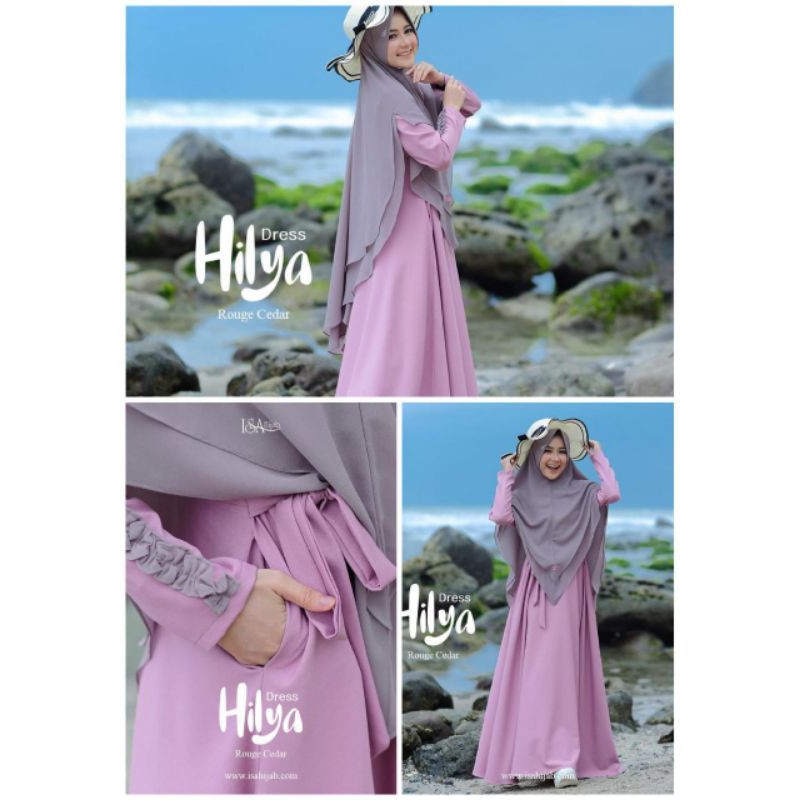 Isa Hijab Gamis Premium Hilya Busui Friendly