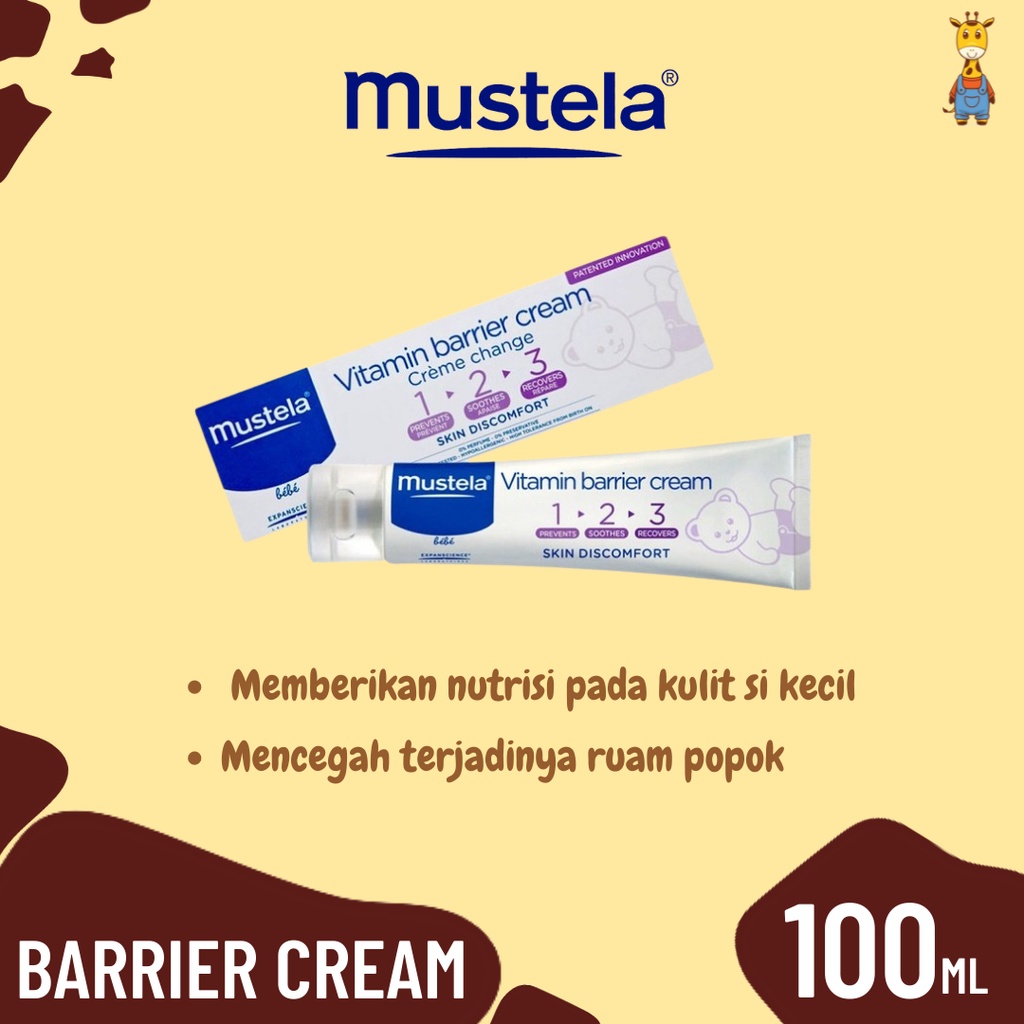 Mustela Barrier Cream 100ml - Krim Ruam Popok