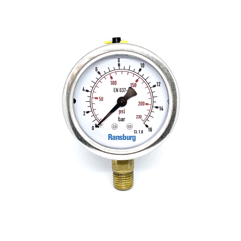 RWS 411B Bottom connection RANSBURG pressure gauge / manometer