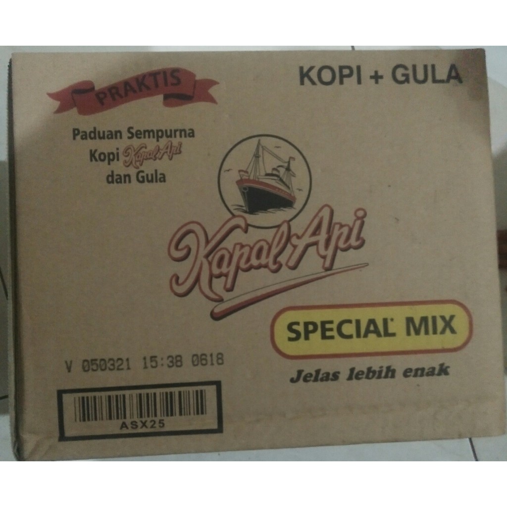 

Kapal Api Spesial Mix 25gram 12 rtg (1 DUS/KOTAK)