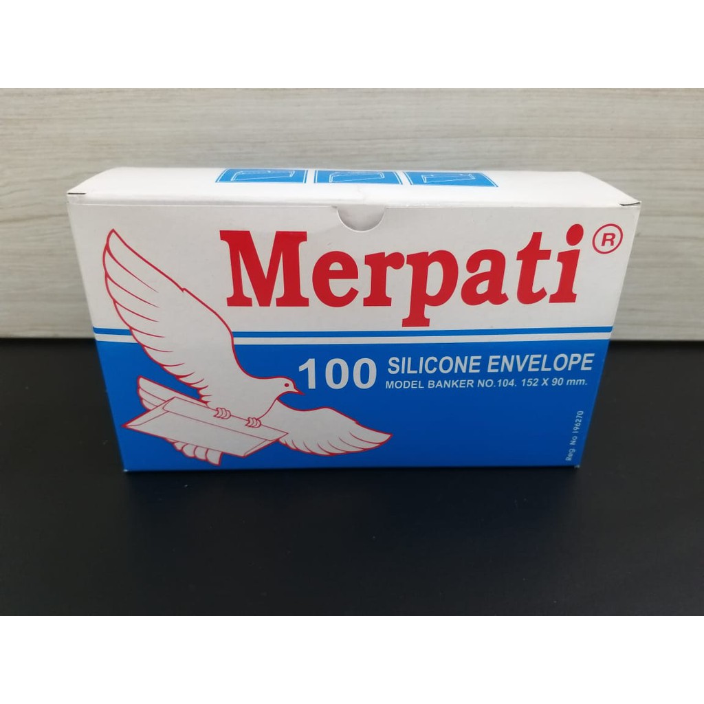 

1 Pack Amplop Merpati 104 tanggung + Perekat 13045104