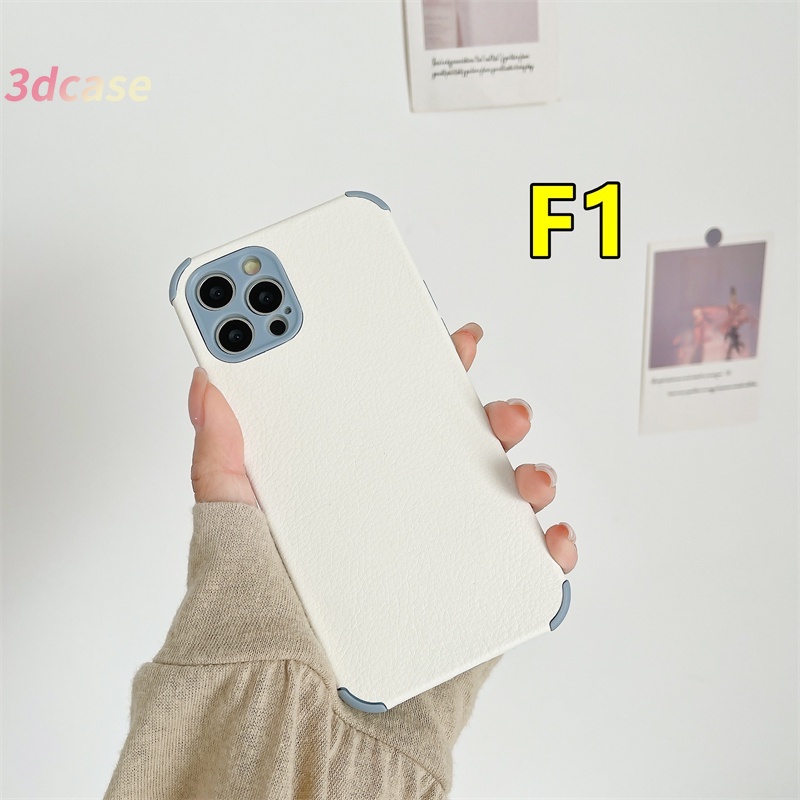 Casing Samsung A32 A52 A72 A12 A20S A02S A50 A10S J7 Prime A51 A10 A125 A30 A50S A30S A20 M40S M10 M10S A205 M02S A025 F02S A305 M12 F12 A15 A15S A54 A7 A5S A12 A9 A5 A53 A33 2020 Plain Color Lamb Skin Leather Soft Case